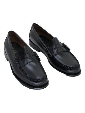 GH Bass Larson Weejuns Loafers Black Leather US 10M EU 43